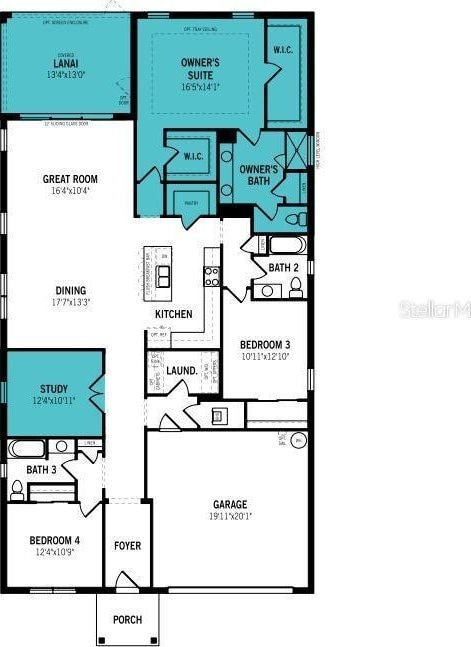 17909 Solstice Ave, Venice, FL 34293 - floor plan / room layout