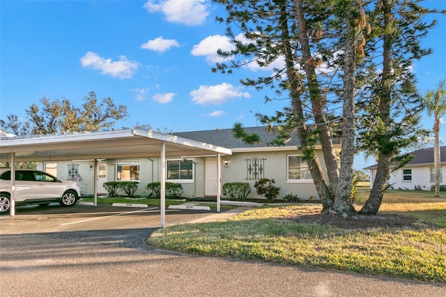 2232 Greenwich Dr Unit 56, Sun City Center, FL 33573 - ranch-style home featuring stucco siding and covered and uncovered parking