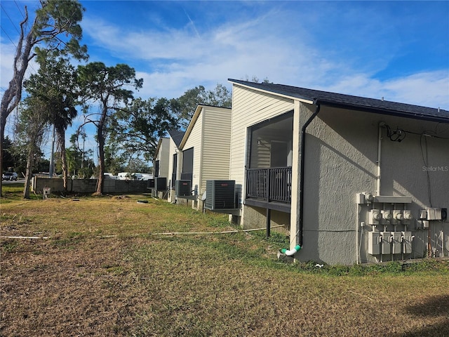 5802 Mohr Loop Unit 5802-5804-5806-5808, Tampa, FL 33615 - view of side of home with central AC unit