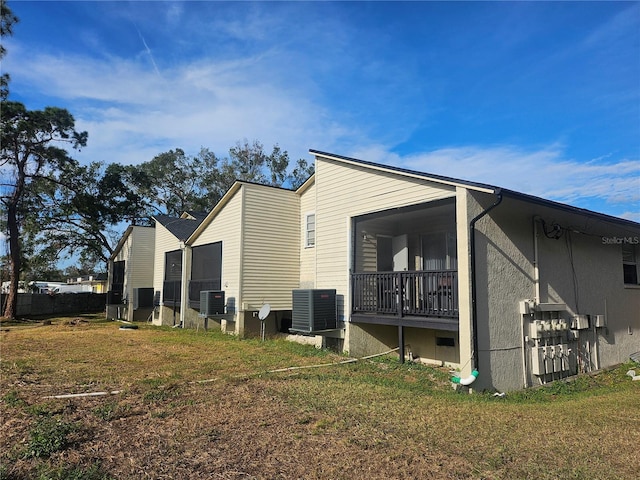 5802 Mohr Loop Unit 5802-5804-5806-5808, Tampa, FL 33615 - view of side of home with central air condition unit