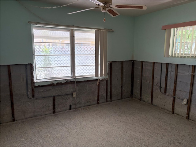 505 80th Ave, St Pete Beach, FL 33706 - spare room featuring ceiling fan and healthy amount of natural light