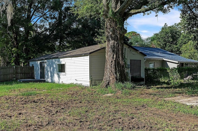 view of home's exterior