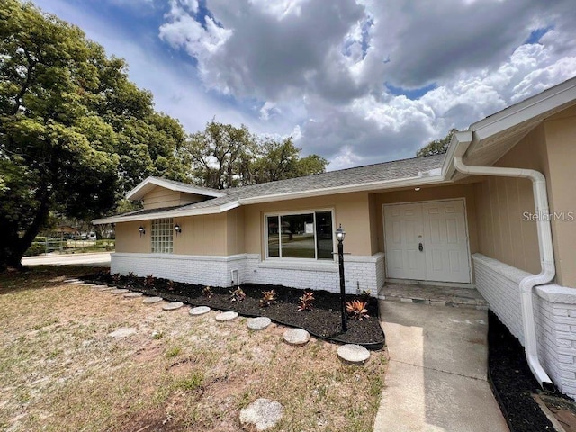 view of front of home