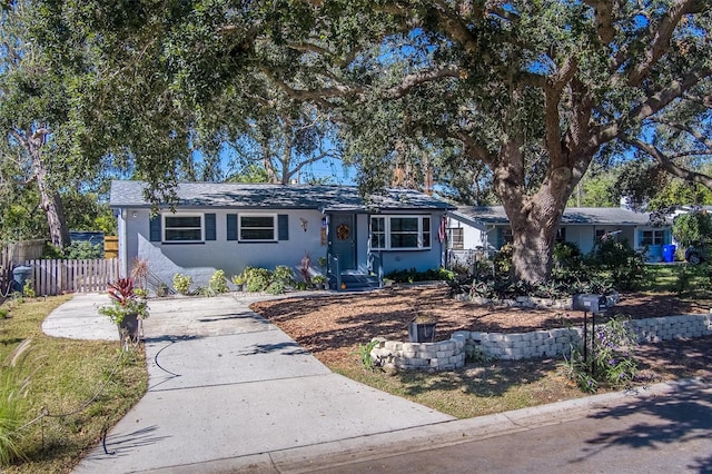 view of ranch-style home