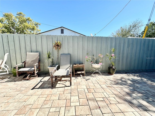 view of patio