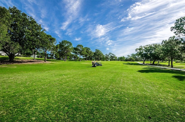 surrounding community with a lawn