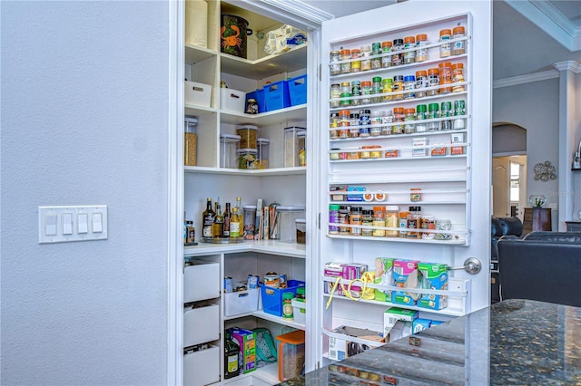 view of pantry