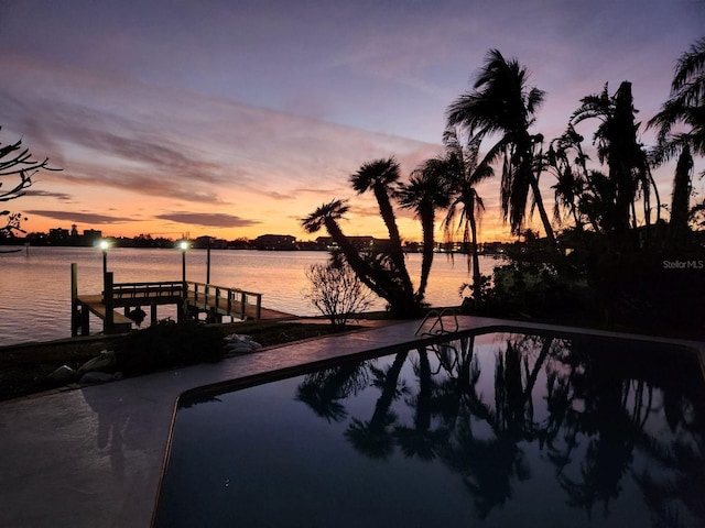 1285 79th St S, Saint Petersburg, FL 33707 - dock area with a water view