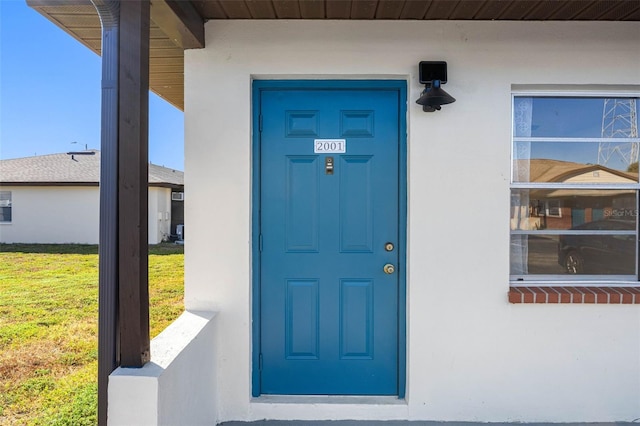 view of entrance to property