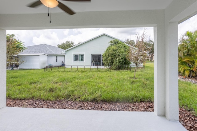 475 Winwood Ct, Port Charlotte, FL 33954 - view of yard with ceiling fan