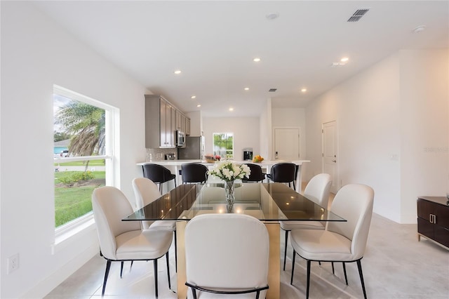 475 Winwood Ct, Port Charlotte, FL 33954 - dining area featuring plenty of natural light, recessed lighting, and baseboards