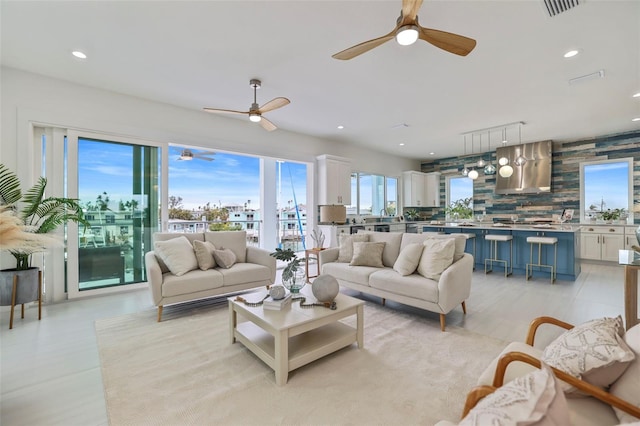 view of living room