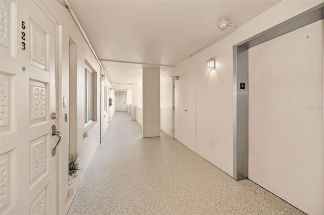 hall with elevator