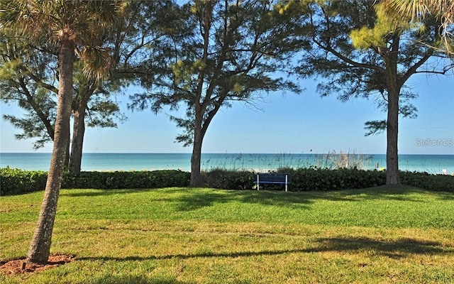 view of water feature