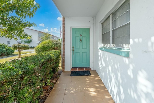 view of property entrance