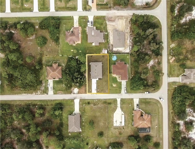 447 Raymer St, Lehigh Acres, FL 33974 - aerial overview of property's location with property parcel outlined