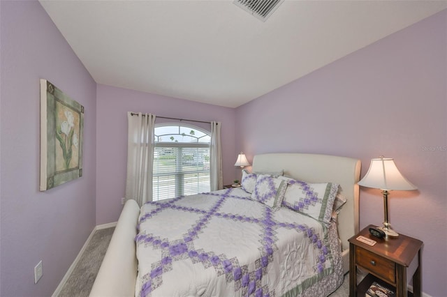 bedroom featuring carpet floors