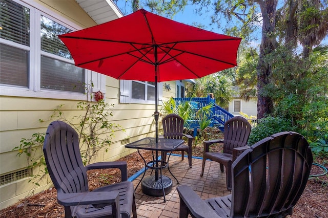 view of patio