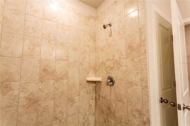 details featuring tiled shower