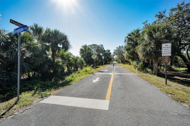 view of road