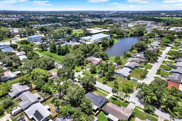 980 5th Ave NE, Largo, FL 33770 - aerial overview of property's location with a large body of water and nearby suburban area