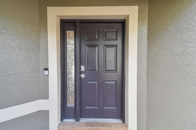 view of entrance to property