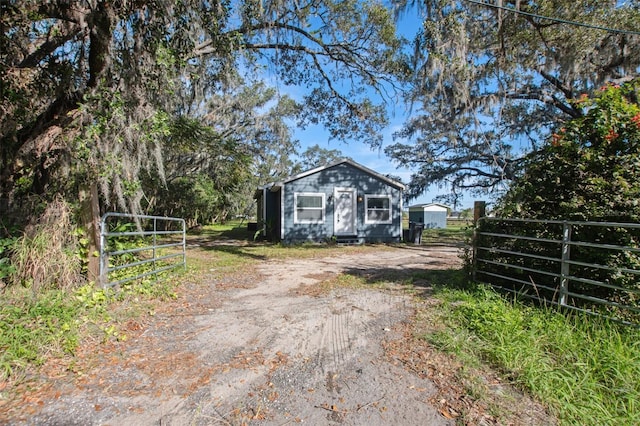 view of side of property