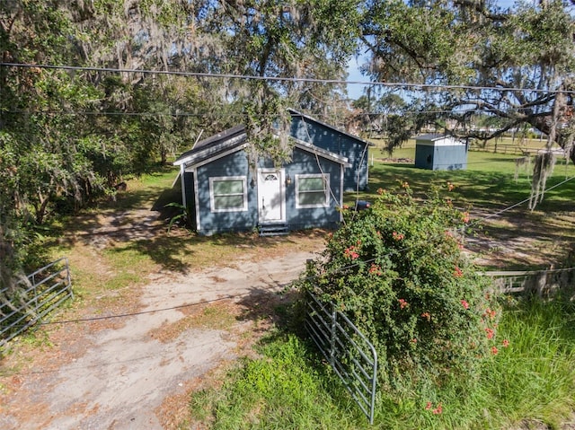 view of outbuilding