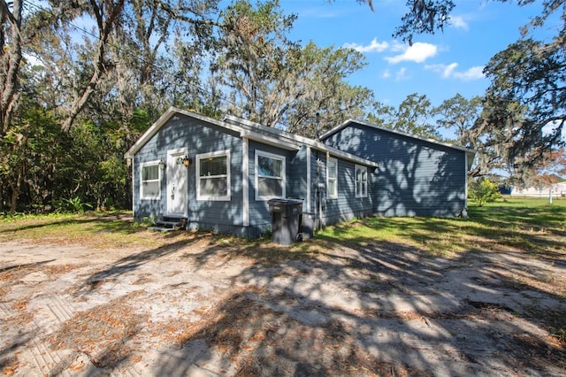 view of front of home