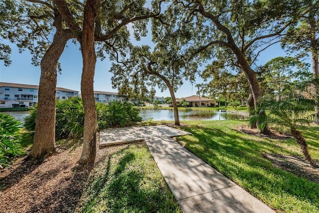 view of water feature featuring a residential view