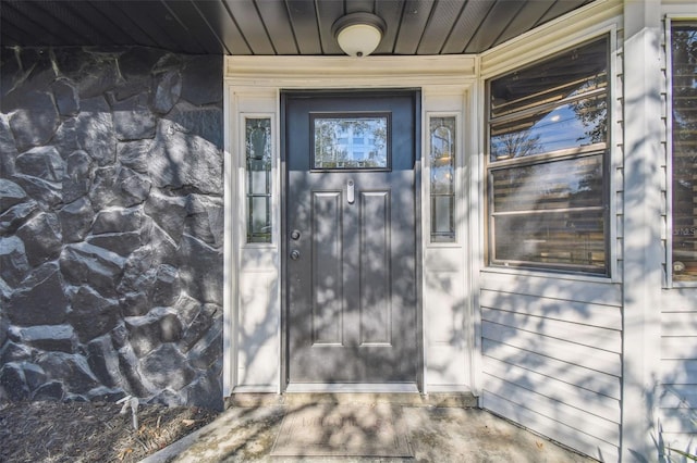 view of entrance to property