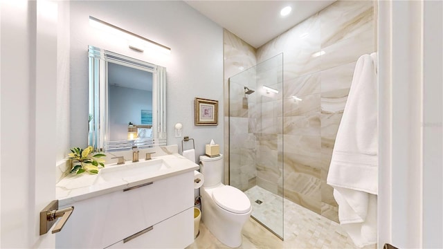 10101 Eagle Preserve Dr, Englewood, FL 34224 - bathroom featuring walk in shower and vanity