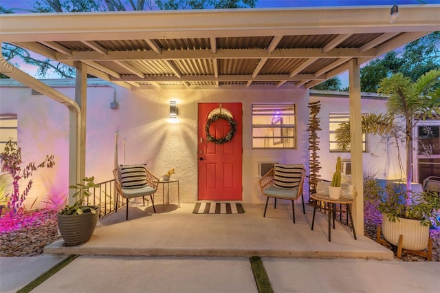 727 53rd Ter N, Saint Petersburg, FL 33703 - view of exterior entry featuring stucco siding