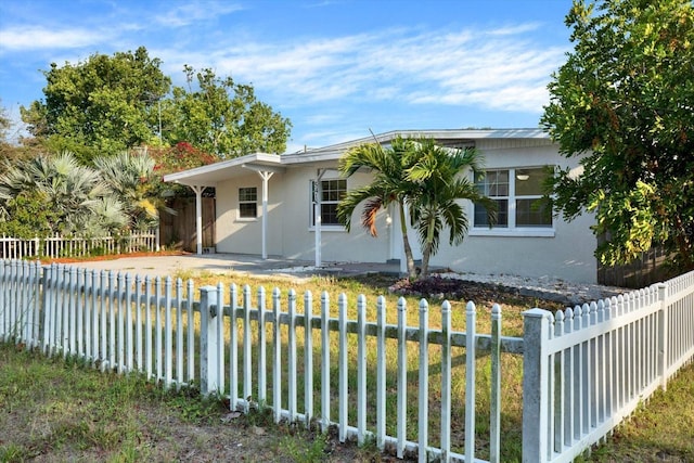 view of ranch-style house