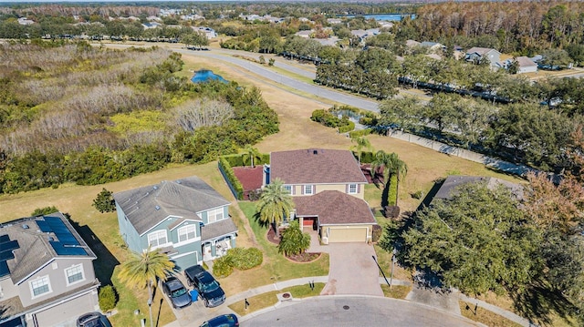 5709 White Trillium Loop, Land O Lakes, FL 34639 - aerial view of residential area featuring a nearby body of water