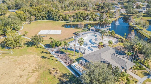 5709 White Trillium Loop, Land O Lakes, FL 34639 - drone / aerial view of a nearby body of water
