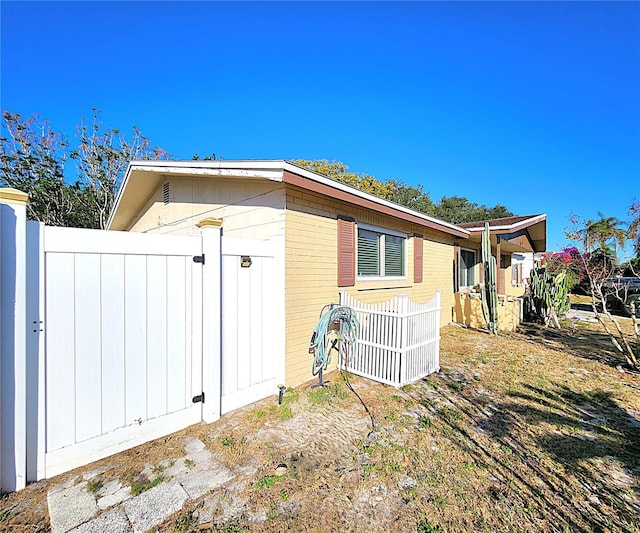 view of side of property