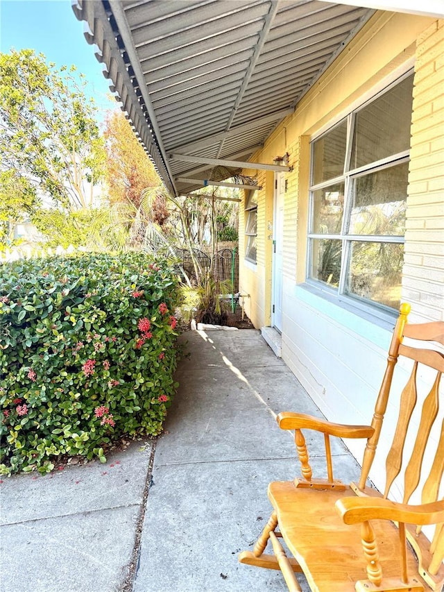 view of patio