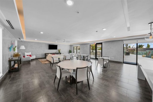 view of dining room