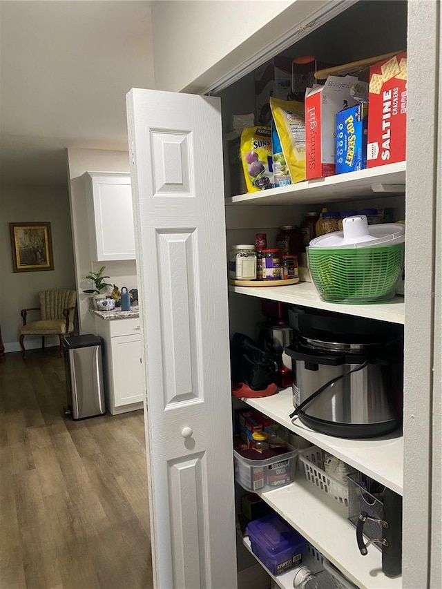 view of pantry