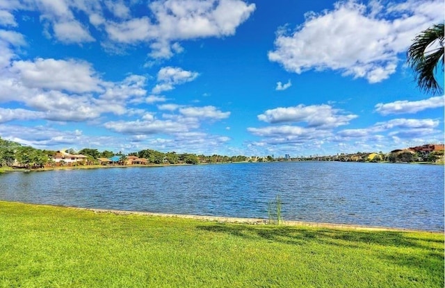 property view of water