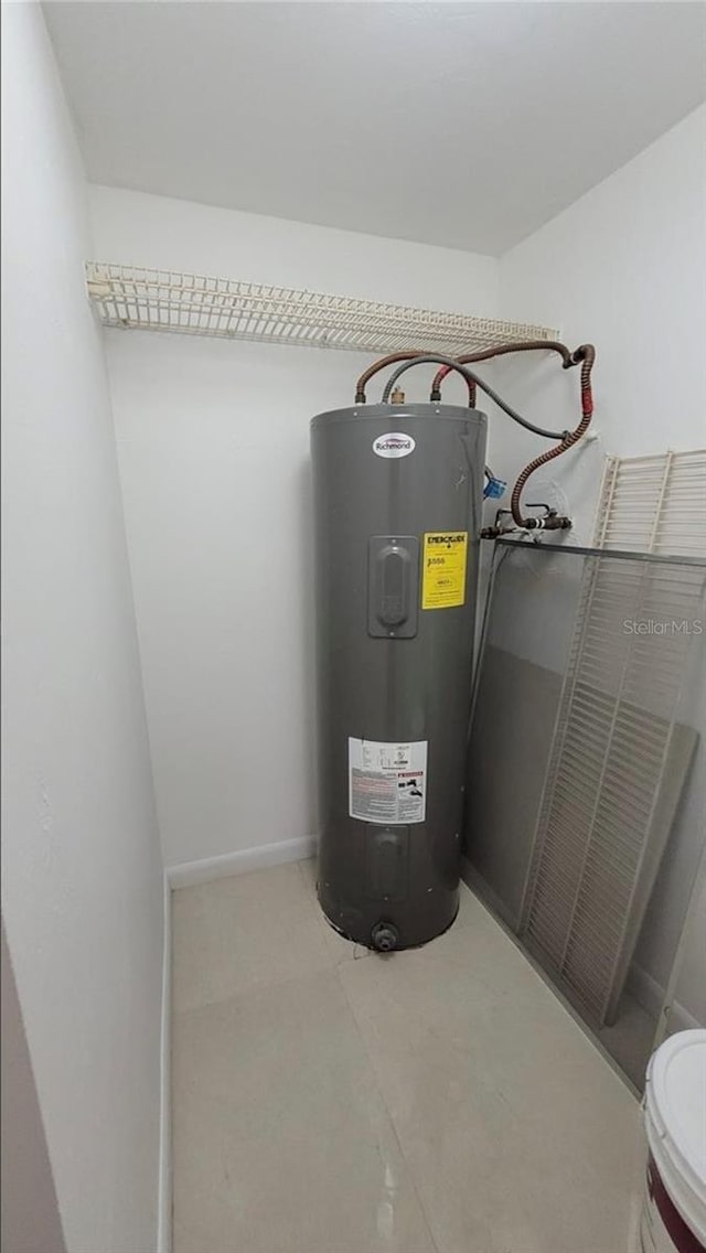 utilities with electric water heater