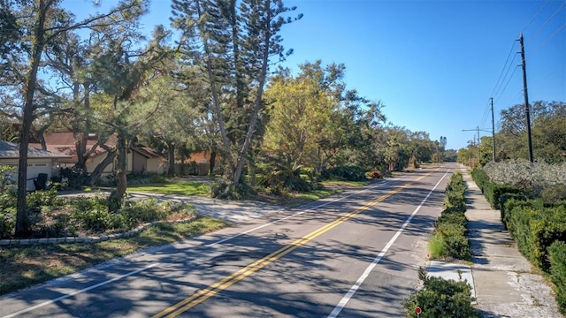 view of road