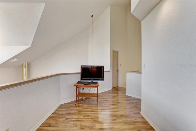 living room featuring light hardwood / wood-style flooring