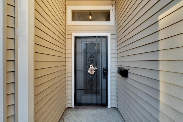 view of entrance to property