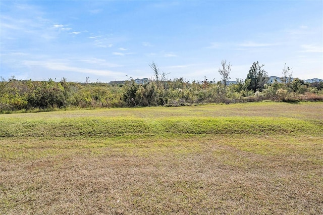 view of landscape featuring a rural view