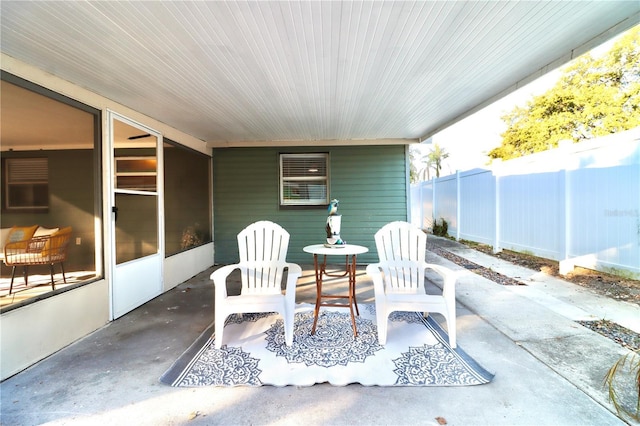 view of patio