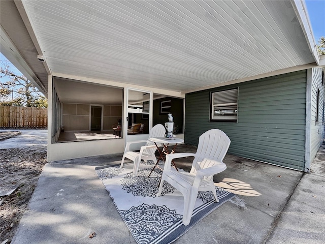 view of patio / terrace