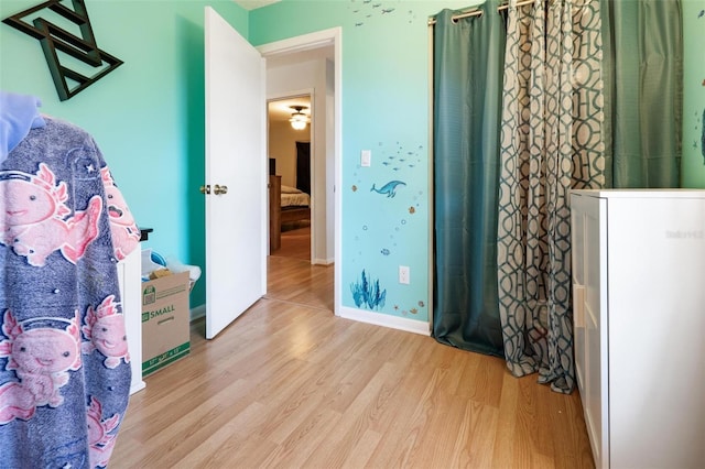 interior space featuring light hardwood / wood-style flooring