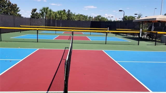 view of sport court featuring basketball court